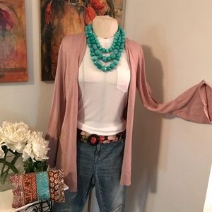Mauve cardigan